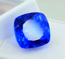 15.5 Ct Natural Ceylon Royal Blue Sapphire Cushion Cut Loose Certified Gemstone