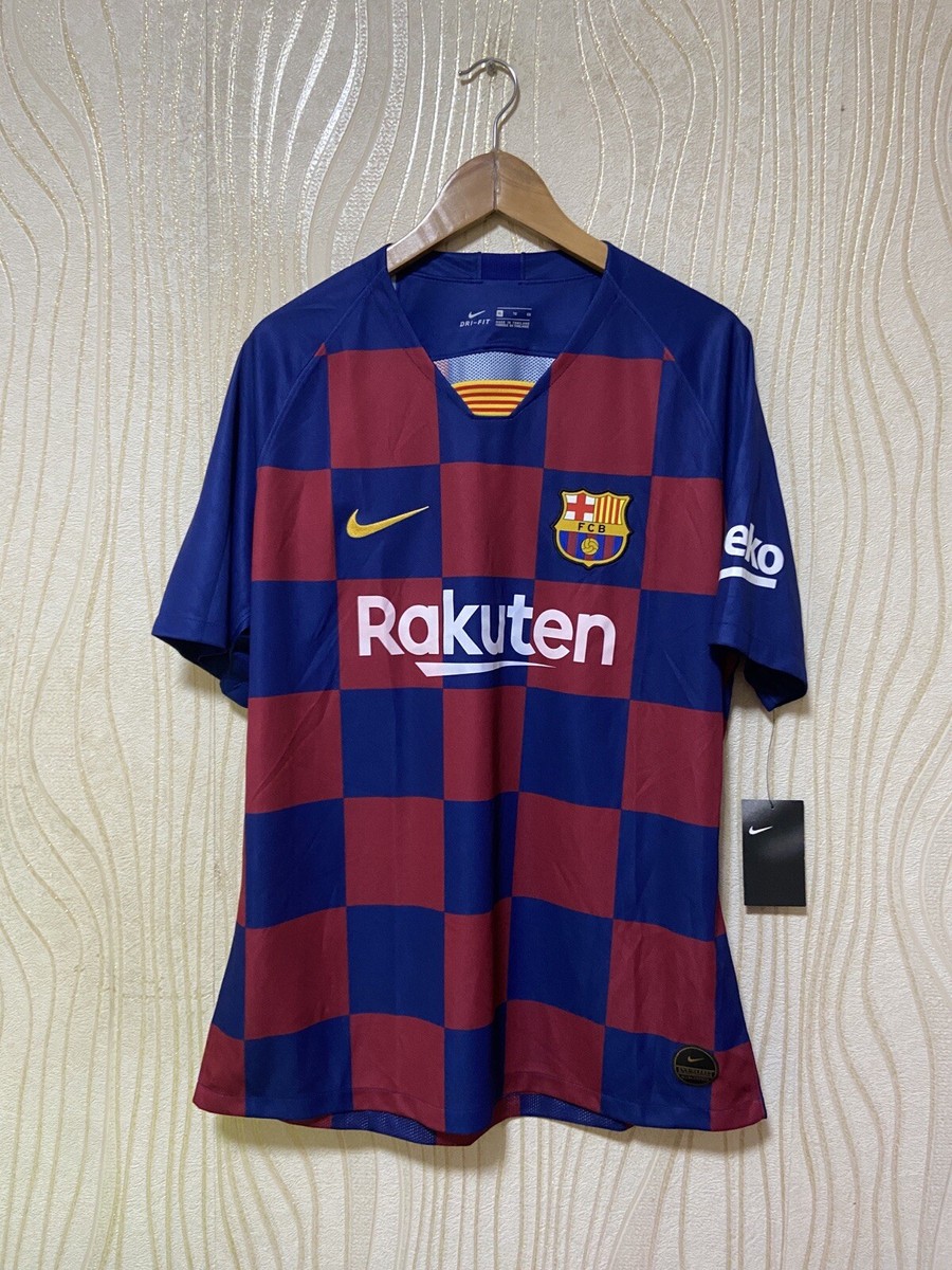 BARCELONA 2019 2020 HOME SHIRT JERSEY AUTHENTIC PLAYER ISSUE NIKE