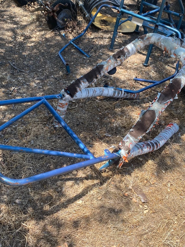 Barras de marco de jaula antivuelco delanteras Honda Odyssey FL250 1984 OEM —/acolchado Foto 2 de 2