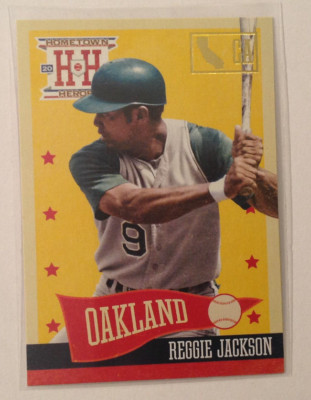 2013 Panini Hometown Heroes STATE Parallel REGGIE JACKSON Athletics #200