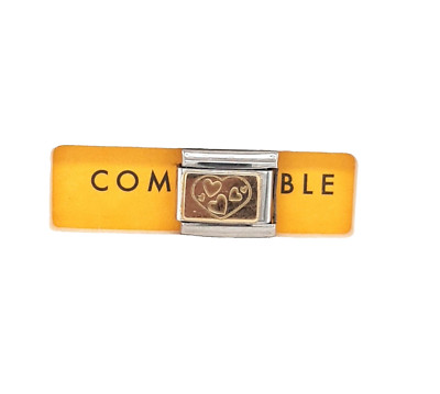Nomination Composable Classic Link Herz Multi Charm 18K Gelbgold 030121/57