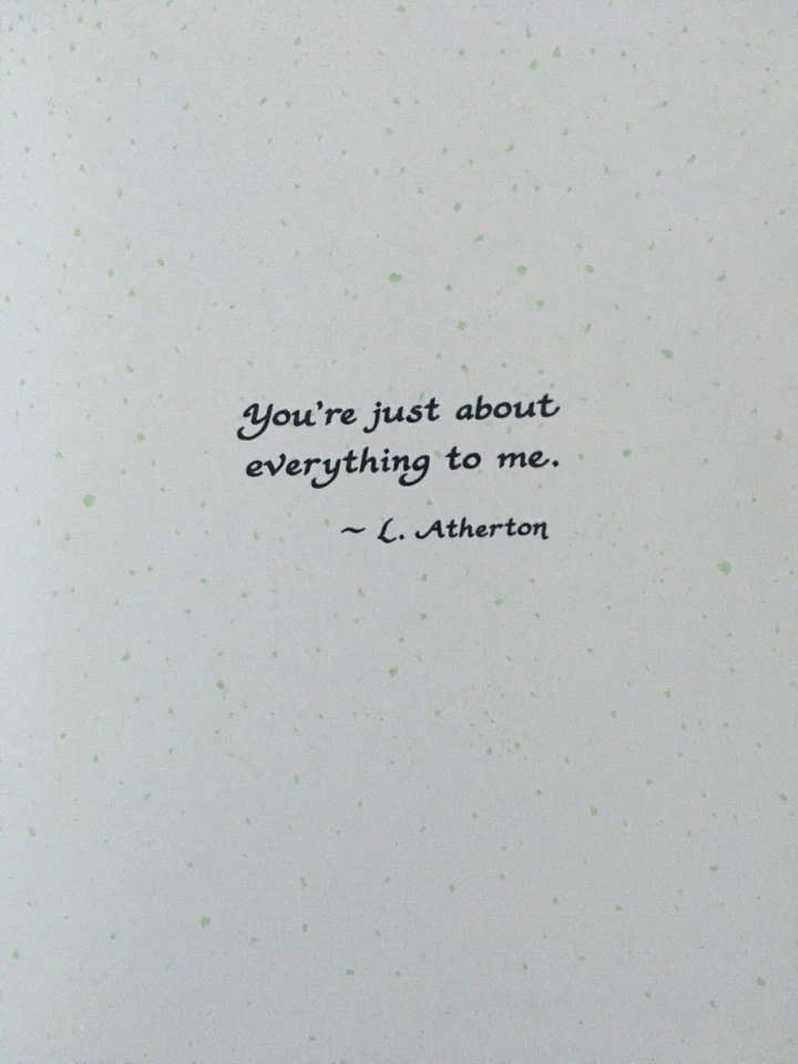 Nueva tarjeta Blue Mountain Arts MI MARIDO... ERES CASI TODO PARA MÍ Foto 2 de 3