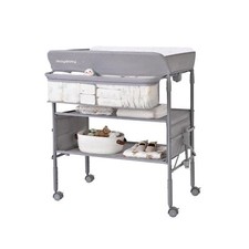 Baby Changing Table with Wheels, Maydolly Portable Foldable Changing Table, W...