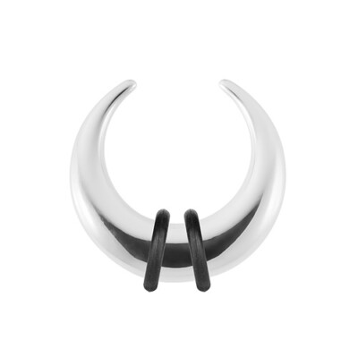 Dehnungssichel Expander Taper Dehnstab Brust Septum Piercing Edelstahl poliert