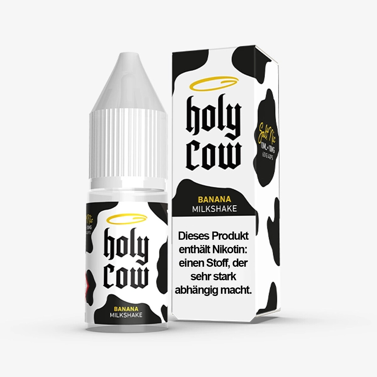 Banana Milkshake NicSalt Liquid by Holy Cow