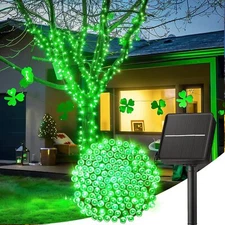100-200 LED Solar String Lights Outdoor Garden Party Xmas Fairy Wedding Lamp