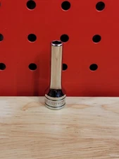 Snap-on Tools SFS081 1/4" SAE 3/8" Drive Deep 6-Point Chrome Socket USA
