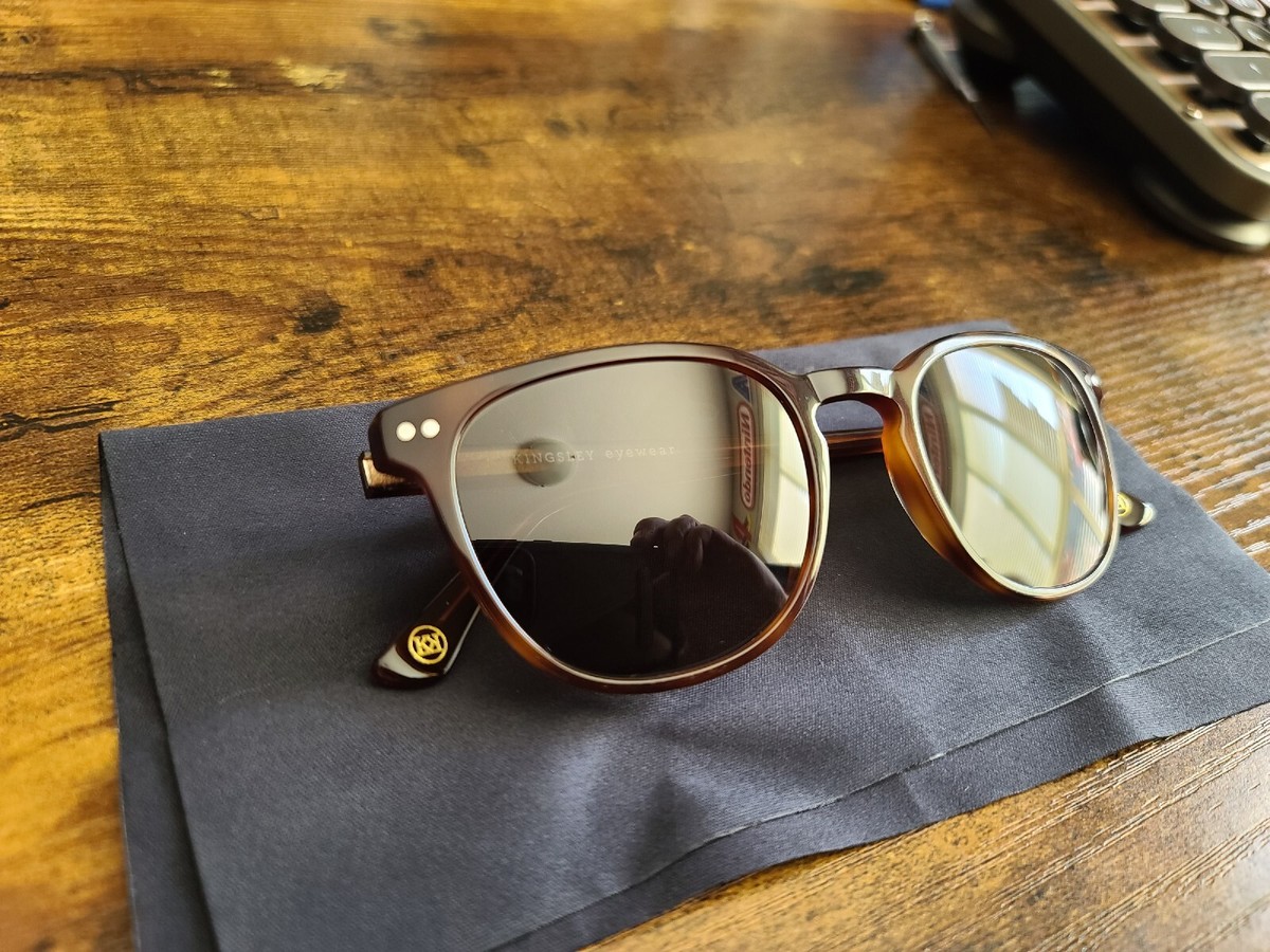 Kingsley Eyewear Stanley C2 Tortoiseshell Sunglasses w/ Case  display picture 1