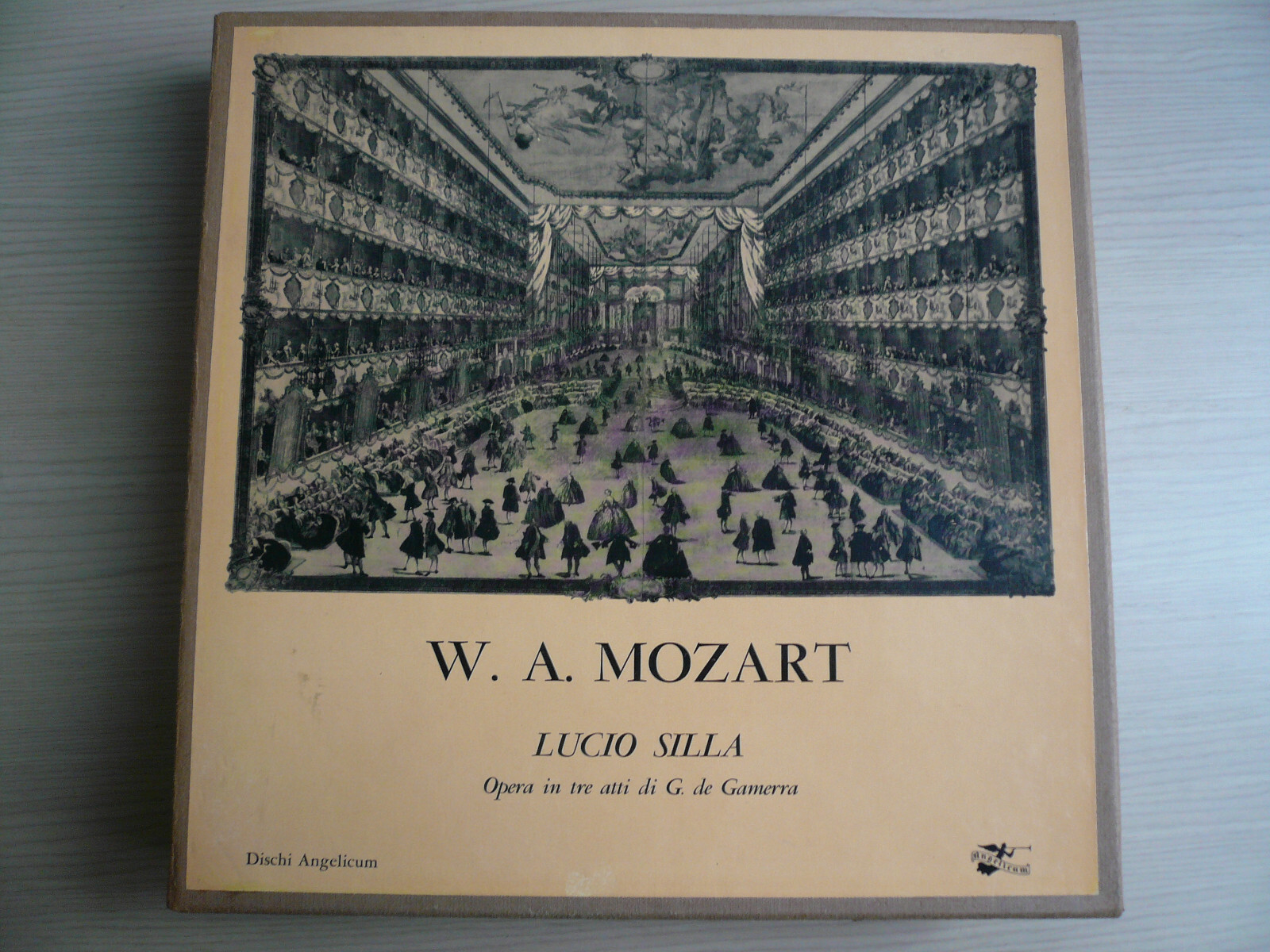 Luicio Silla, W.A. Mozart, K.135, Cossotto, Cillario 3 lp Angelicum