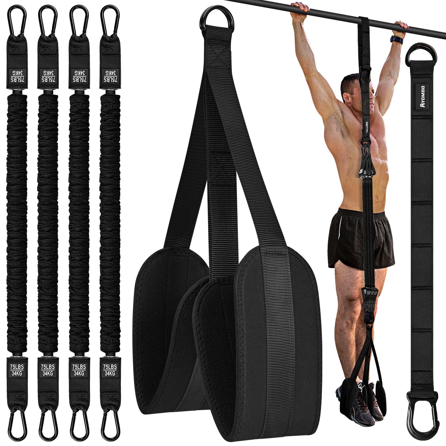 Pull Up Assistance Bands Resistance Bands for Pull Up Bar Workout Adjustable ...