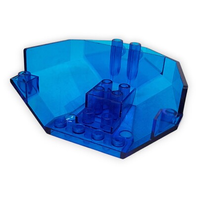 Lego Cockpit Windscreen 6085 Trans Dark Blue 6195 Aquazone Aquanauts Ersatzteil