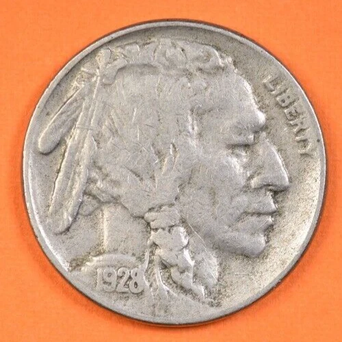 1928 S Indian Head Buffalo Nickel ~ XF EXTREMELY FINE ~ 5c US Coin