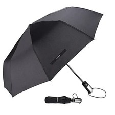 46" Large Umbrella Automatic Open  Close, Anti-UV  Windproof Fiberglass Ribs