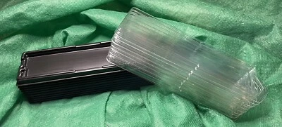 10x Long Dimm Memory Holder Case Clamshell for DDR, DDR2, DDR3, DDR4 and "DDR5"