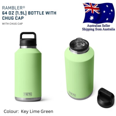 Yeti Rambler 64oz (1.9L) bottle |Limited Edition| Key Lime Green