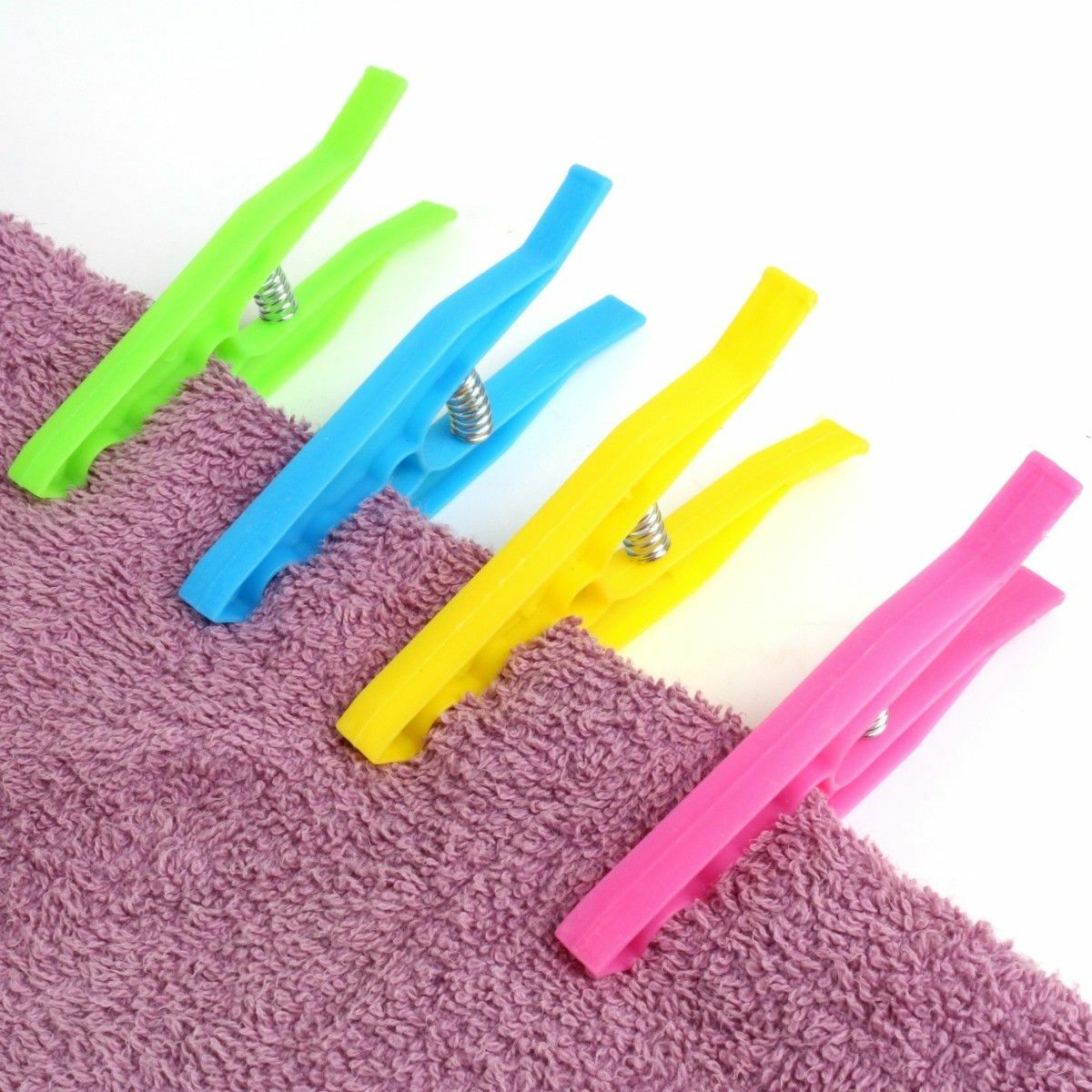 2x 30 Heavy Duty Clothes Pegs Plastic Storm Washing Line Airer Dryer