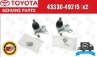 Toyota Genuine Suspension Ball Joint, Front Lower LH & RH Set 43330-49215 OEM