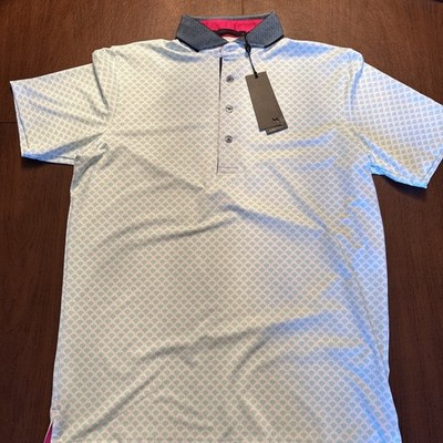 Men's Greyson Stinger Polo Sky Stone - Small - New with tags