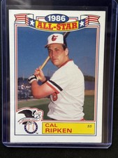 1987 TOPPS # 16/22 1986 ALL STAR GAME COMMEMORATIVE SET CAL RIPKEN BASEBALL