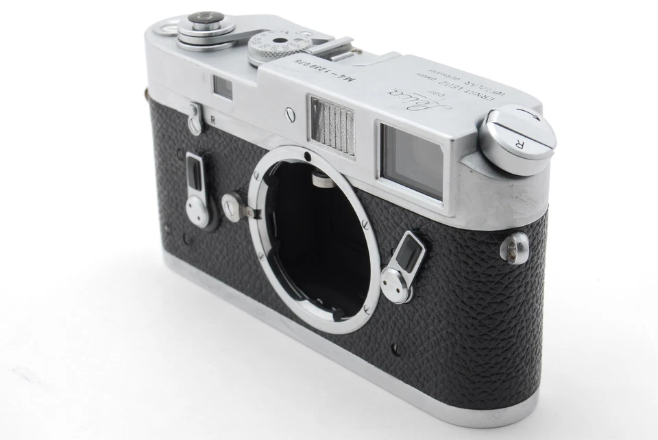 Cuerpo de cámara fotográfica telémetro Leica M4 plateado CLA'd [casi como nuevo] de JAPÓN Foto 2 de 4