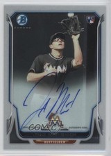 2014 Bowman Rookie Auto Chrome Jake Marisnick #BCAR-JM Auto 3q5