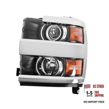 Headlight Assembly Compatible with Silverado 2500HD 3500HD 2015-2019 Left