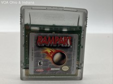 Rampart Nintendo Game Boy Color GBC Cartridge Midway Arcade Port Clear