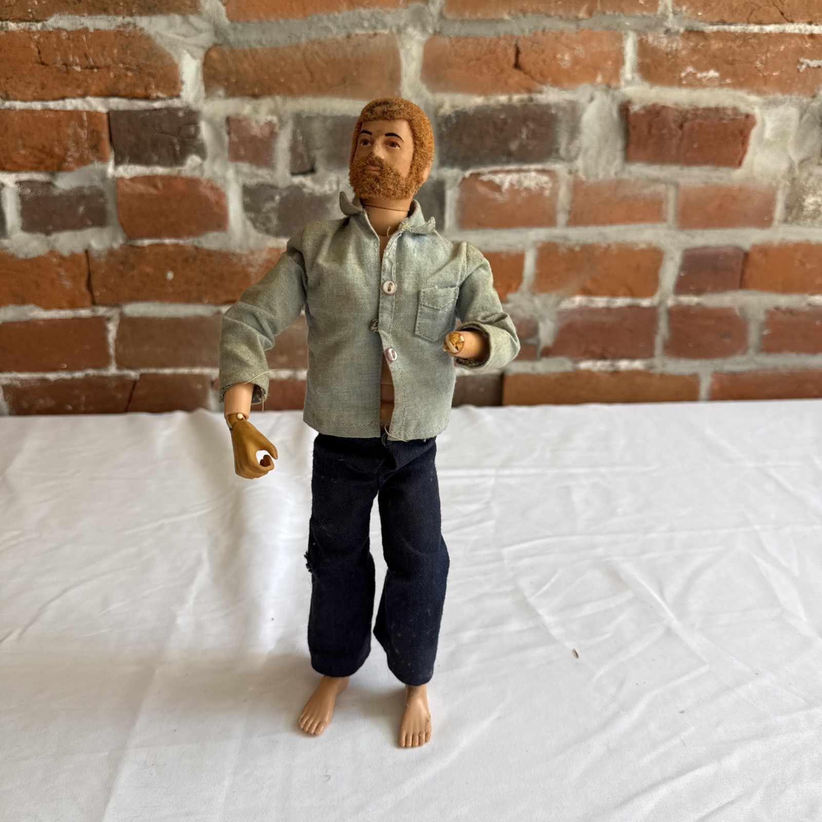 GI Joe Sea Adventurer Adventure Team Flocked Hair 1970 Vintage 12