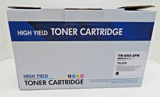 High Yield Toner Cartridge, TN850, Replacement Black Toner TN-850-2PK