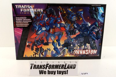 Invasion Shattered Glass w/box Convention Box Sets BotCon TFCC Transformers