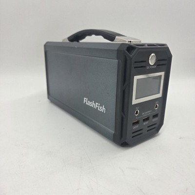 FlashFish G300 Portable Power Station 300W Solar Generator Li-ion 222Wh for Camp