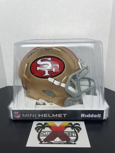 Joe Montana Autographed/Signed San Francisco 49ers Mini Helmet Steiner COA
