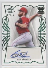 2021 Leaf Trinity Green 62/75 Sam Bachman #BA-SB3 Auto 0tw4
