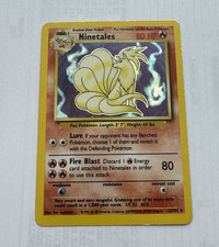 Wizards of the Coast Ninetales 12/102 Base Set Unlimited Holo Rare Stage 1 80 HP on eBay