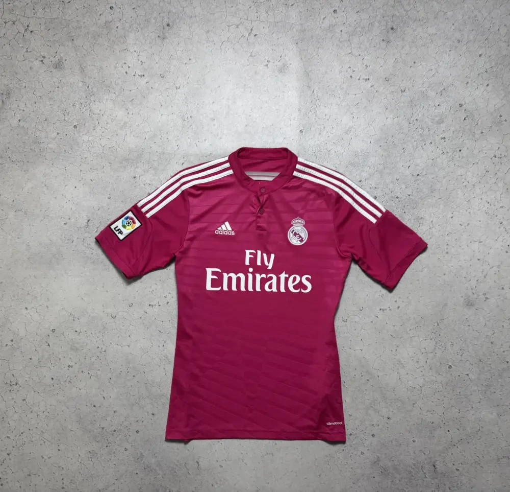 Adidas FC Real Madrid 2014/2015 Soccer Jersey Vintage Pink