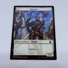 Magic The Gathering Knight/Wolf 003 Token - Midnight Hubt MTG Trading Card Tc7