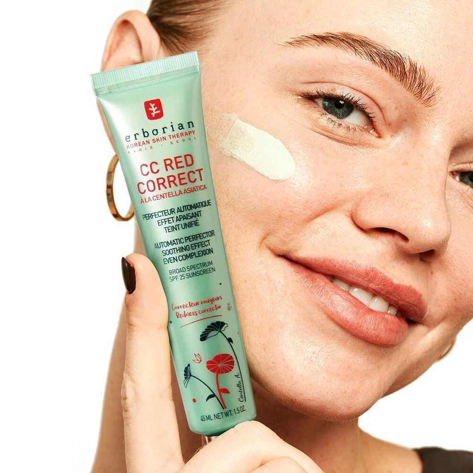 ERBORIAN CC Red Correct 45ml | Korean CC Cream | Tracking Shipping - Image 3 of 4