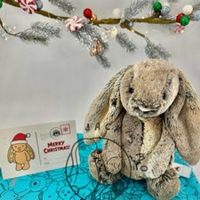 Authentic Jellycat Bashful Woodland Bunny | Gift Set | New | Same-Day Ship
