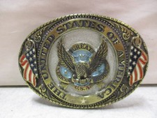 1986 The United States Of America Belt Buckle