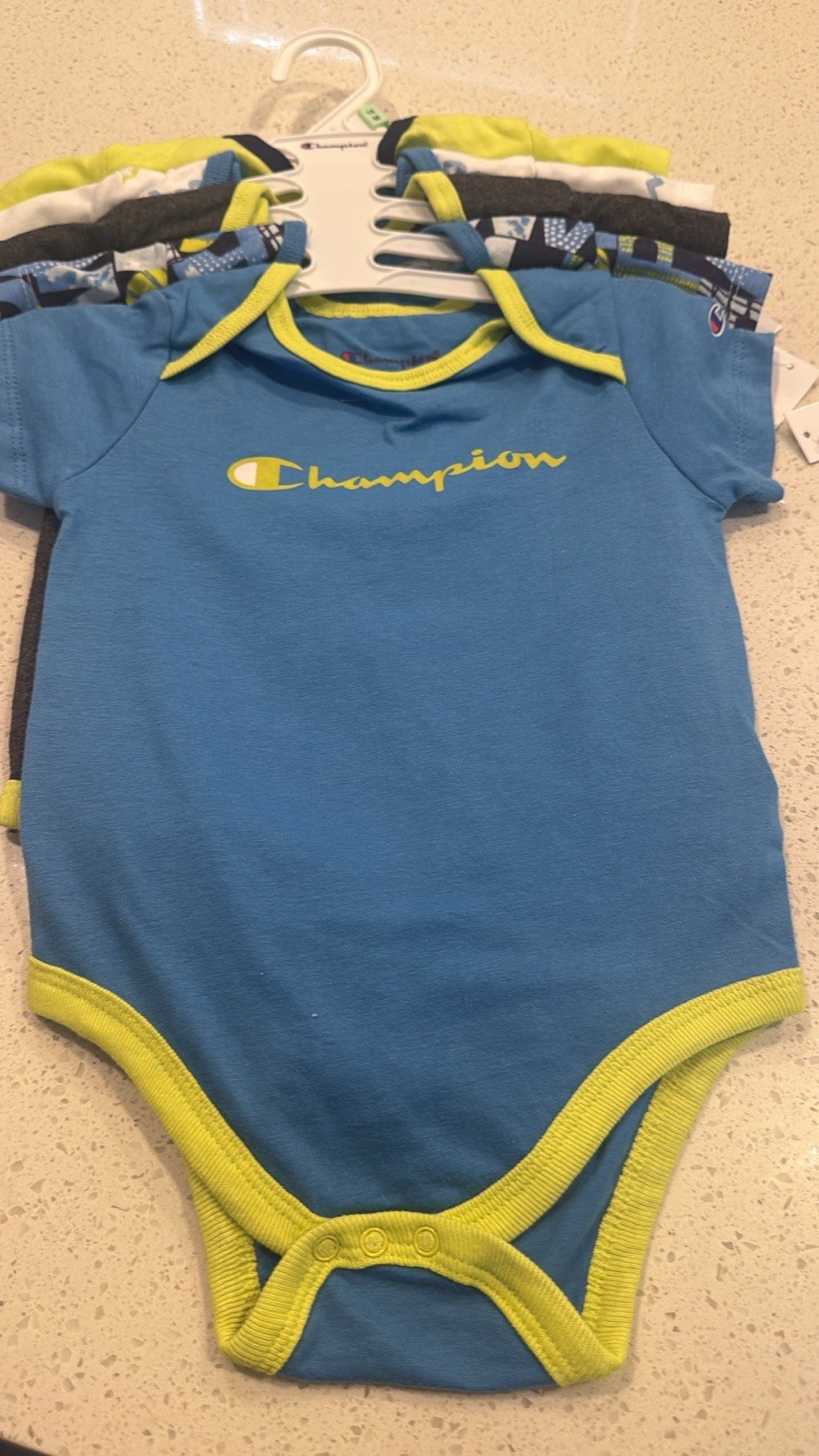 Champion Baby Boy  5 -piece Multicolor Short Sleeve Bodysuits 18 Months image 3