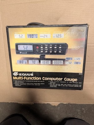 Vintage NOS Equus Multi-Function Computer Gauge Kit P/n 6272A Stock No 81-2177