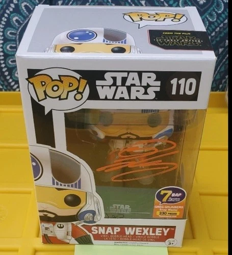 Snap Wexley star wars Funko 110 Signed