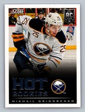 2013-14 Score - Hot Rookies Mikhail Grigorenko #643 (RC)