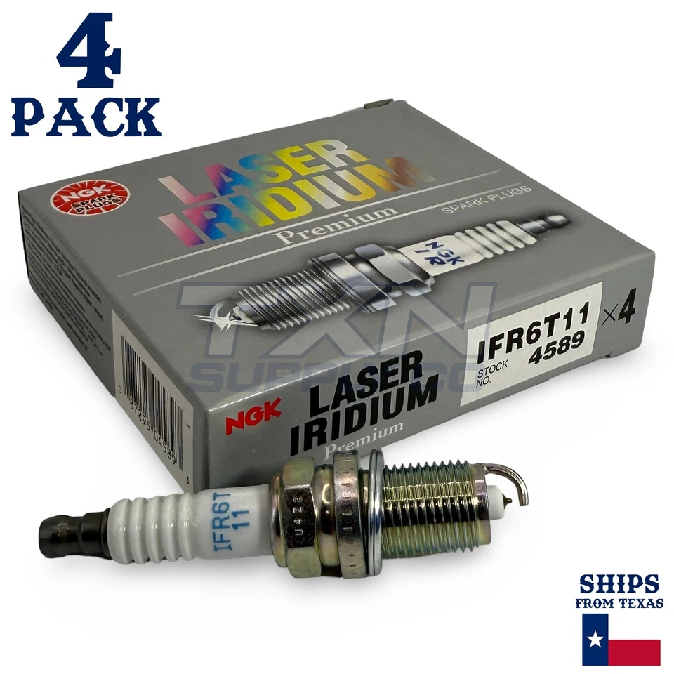 4 Pack NGK Laser Iridium Spark Plugs 1991-2005 for Toyota Celica 2.2L 1.8L - Image 2 of 3