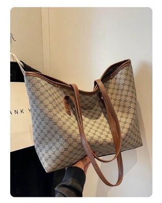 Elegant Large-Capacity Oxford Cloth Tote Bag For Women Stylish Single Shoulder