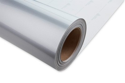 (26,05  /m²) Avery Dennison Silver Metallic Gloss Autofolie 152cm x 1 lfm