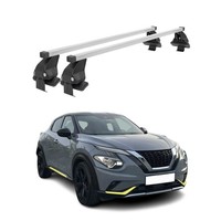 Menabo DachträGer GrundtäGer FüR Nissan Juke 2019-2026 50Kg Stahl Silber 2 Tlg