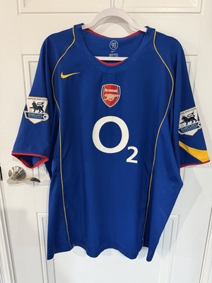 Dennis Bergkamp Arsenal 2004-05 Nike Away Jersey / Shirt / Kit