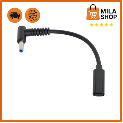USB C Ladekabel 65W PD 20V 4,5x3 mm DC Laptop Adapter HP Dell Notebook Lader