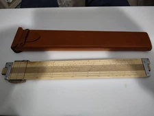 VINTAGE K&E ( KEUFFEL & ESSER ) SLIDE RULER # N4080-3 LOG LOG DUPLEX TRIG...